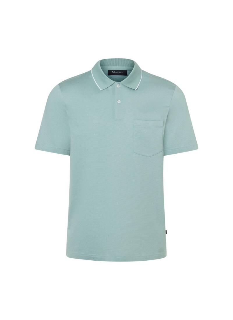 MAERZ Muenchen - Poloshirt, Knopf 1/2 Arm iced mint von MAERZ Muenchen