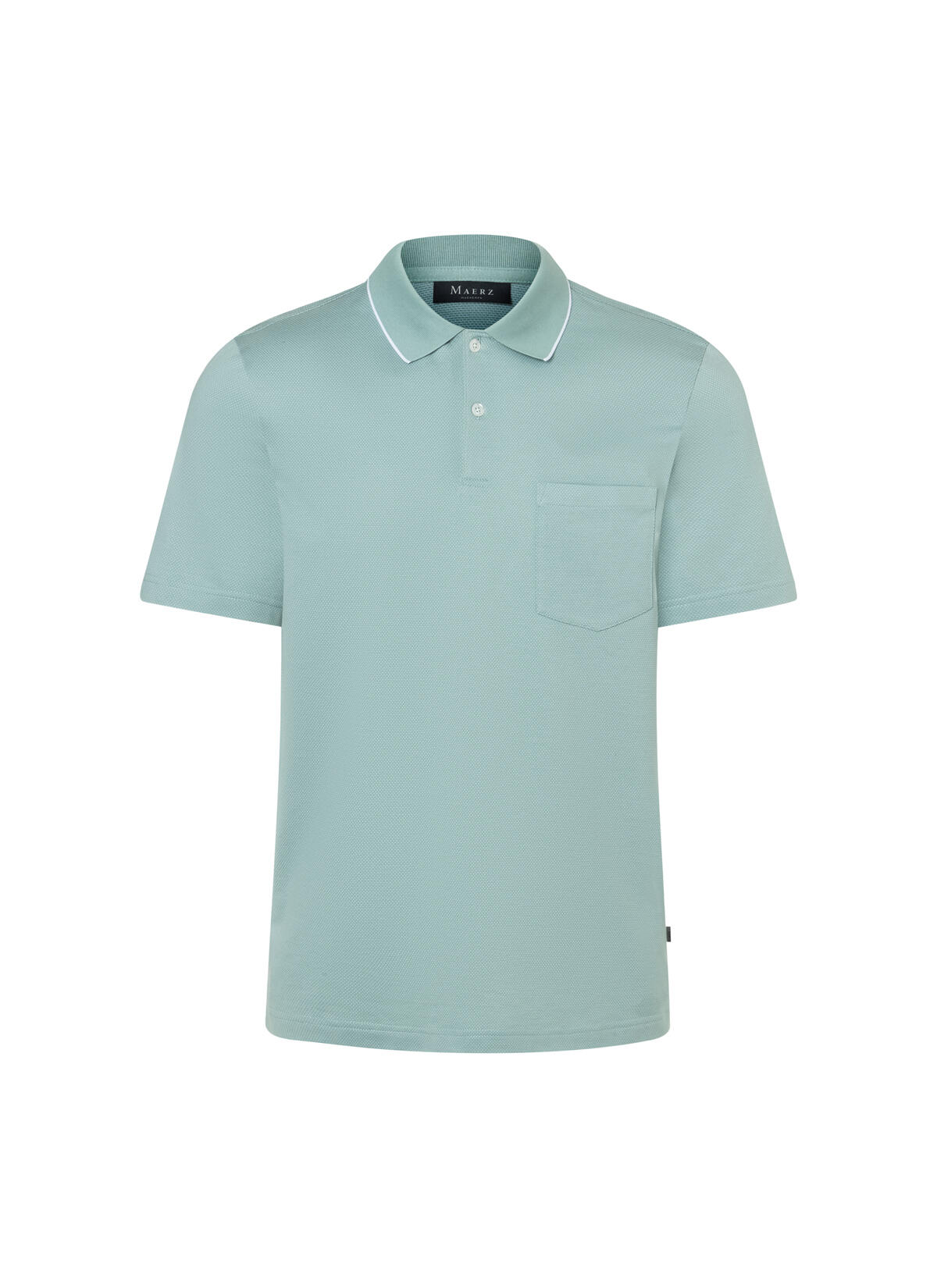 MAERZ Muenchen - Poloshirt, Knopf 1/2 Arm iced mint von MAERZ Muenchen