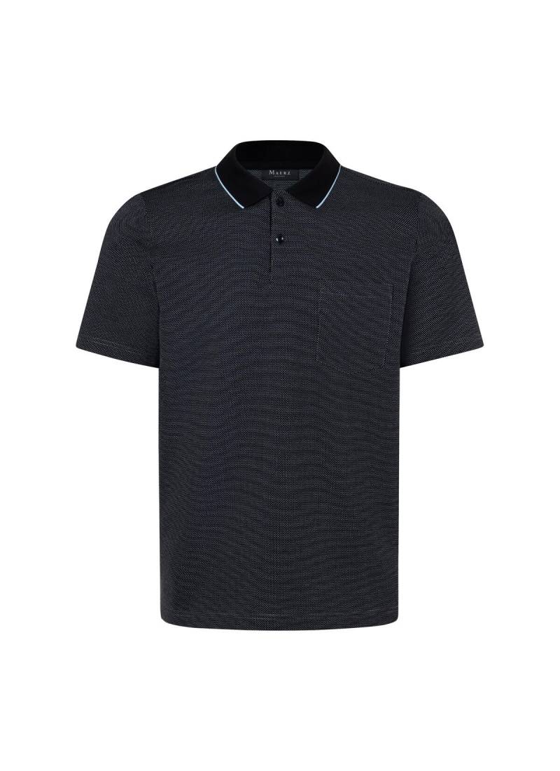 MAERZ Muenchen - Poloshirt, Knopf 1/2 Arm navy von MAERZ Muenchen