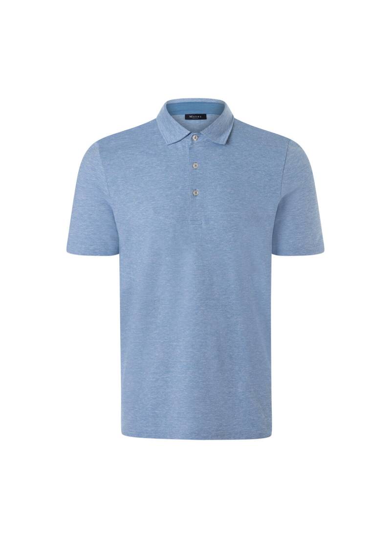 MAERZ Muenchen - Poloshirt, Knopf 1/2 Arm shades of blue von MAERZ Muenchen