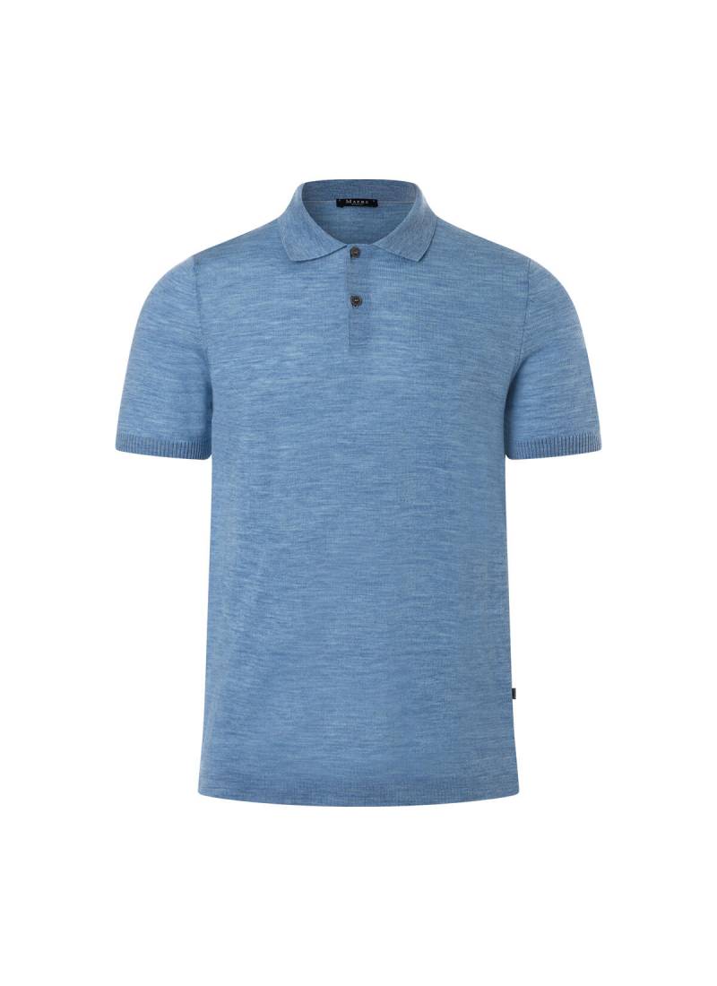 MAERZ Muenchen - Poloshirt, Knopf 1/2 Arm whispering blue von MAERZ Muenchen