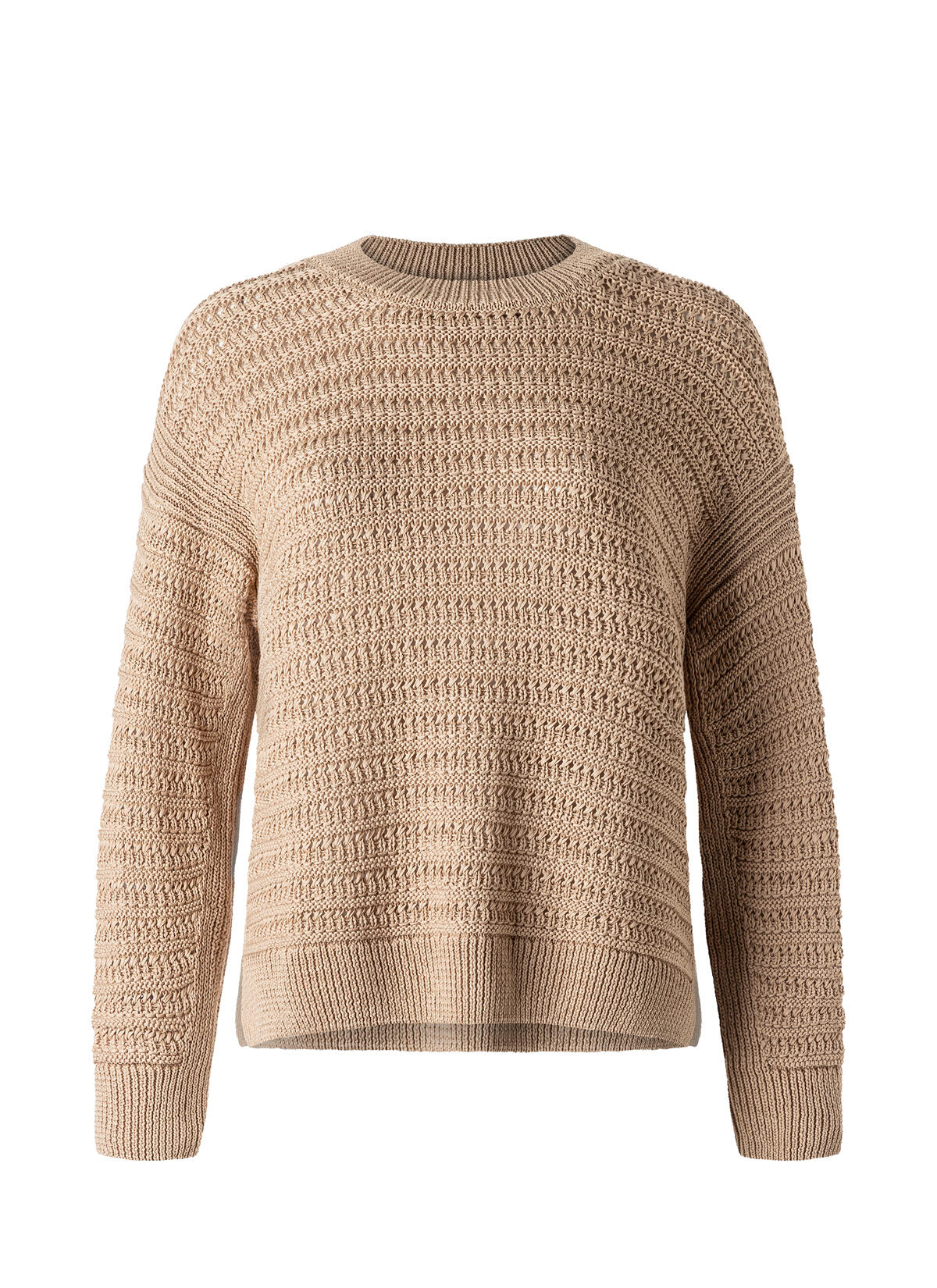 MAERZ Muenchen - Pullover Rundhals 1/1 Arm beach brown von MAERZ Muenchen