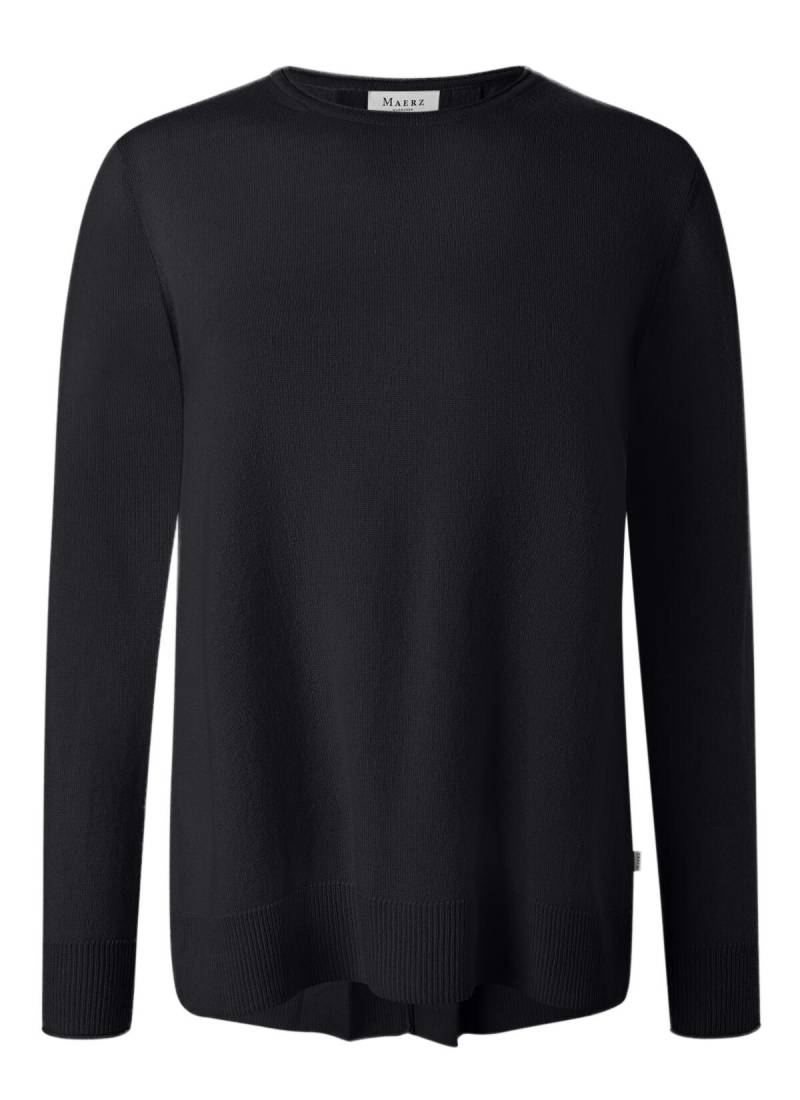 MAERZ Muenchen - Pullover Rundhals 1/1 Arm black - Gr. - 38 von MAERZ Muenchen