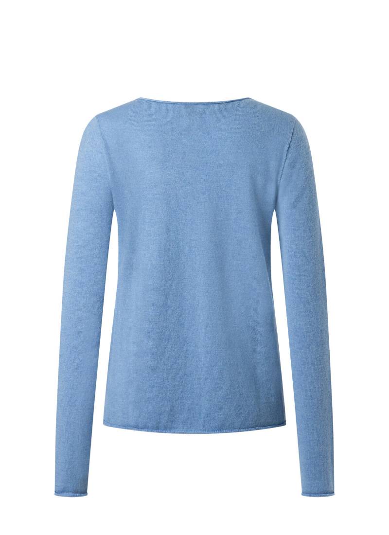 MAERZ Muenchen - Pullover Rundhals 1/1 Arm blue topaz - Gr. - 46 von MAERZ Muenchen