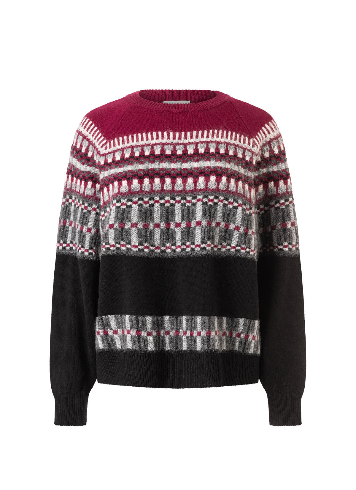 MAERZ Muenchen - Pullover Rundhals 1/1 Arm bordeaux - Gr. - 42 von MAERZ Muenchen