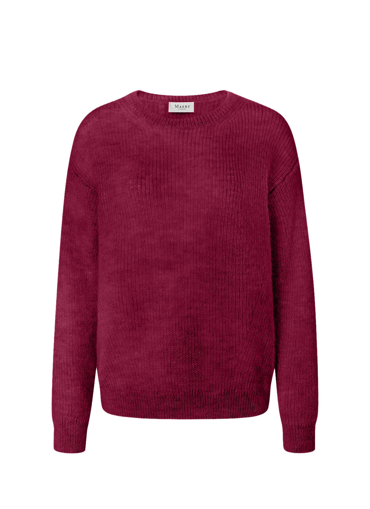 MAERZ Muenchen - Pullover Rundhals 1/1 Arm bordeaux - Gr. - 44 von MAERZ Muenchen
