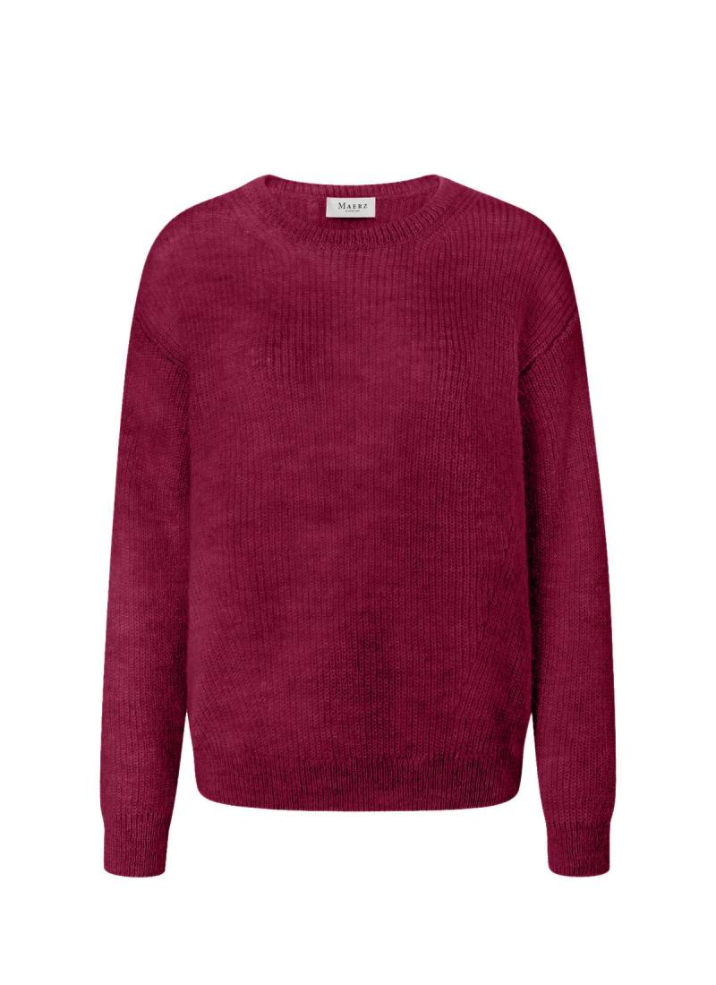 MAERZ Muenchen - Pullover Rundhals 1/1 Arm bordeaux - Gr. - 44 von MAERZ Muenchen
