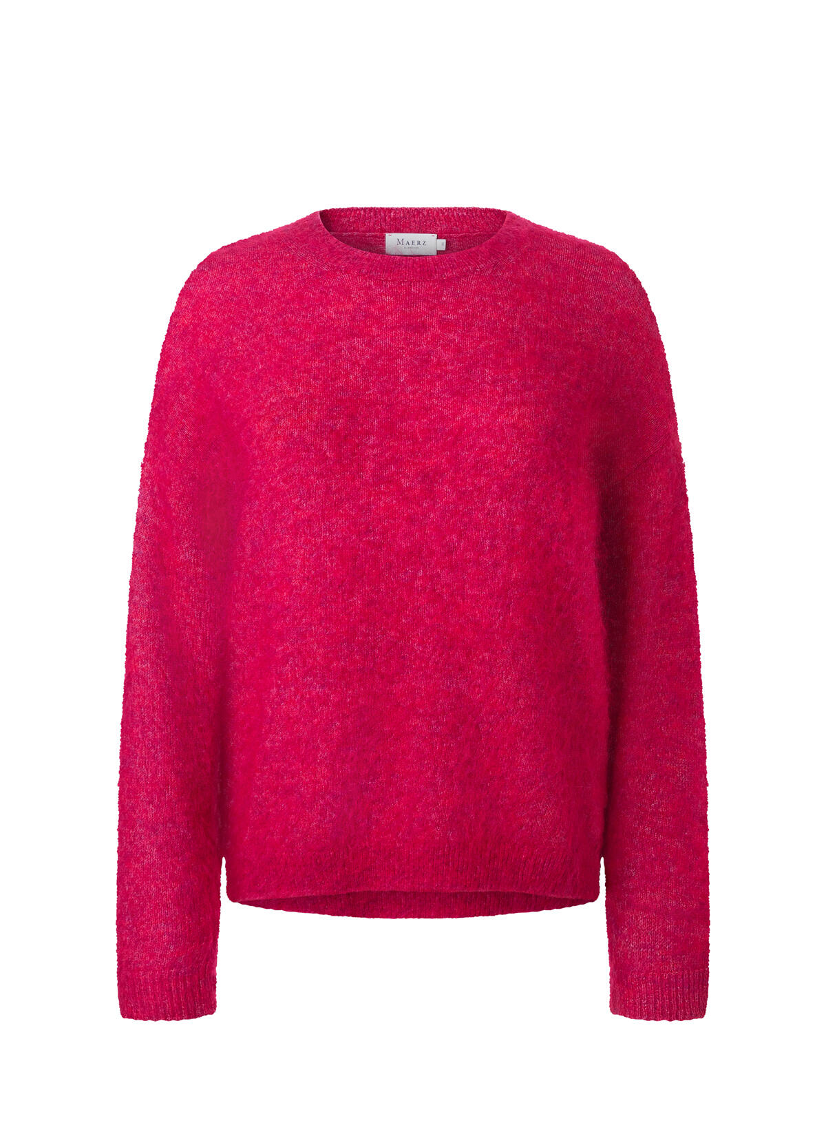 MAERZ Muenchen - Pullover Rundhals 1/1 Arm bright bordeaux - Gr. - 38 von MAERZ Muenchen