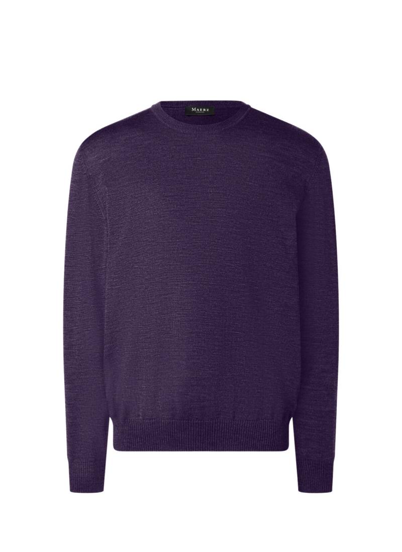 MAERZ Muenchen - Pullover Rundhals 1/1 Arm dark eggplant - Gr. - 52 von MAERZ Muenchen