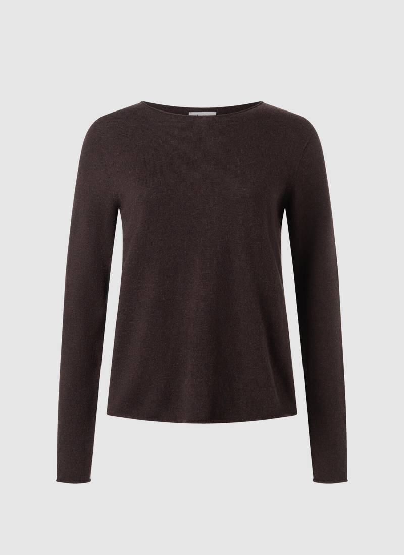 MAERZ Muenchen - Pullover Rundhals 1/1 Arm dark espresso - Gr. - 36 von MAERZ Muenchen