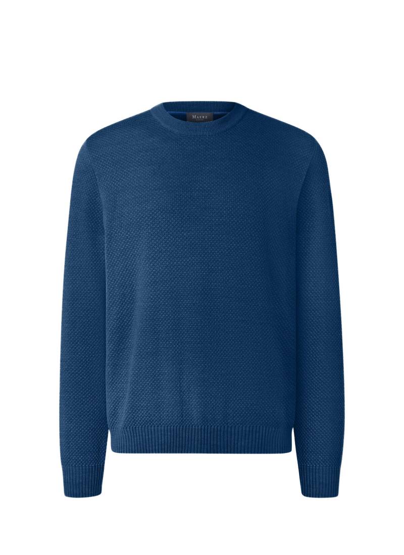 MAERZ Muenchen - Pullover Rundhals 1/1 Arm deep sea - Gr. - 56 von MAERZ Muenchen