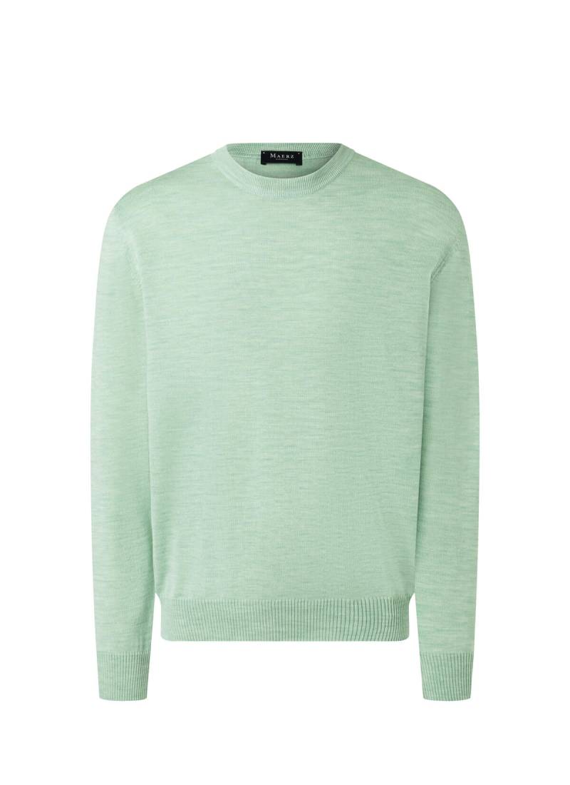 MAERZ Muenchen - Pullover Rundhals 1/1 Arm frosted mint - Gr. - 58 von MAERZ Muenchen