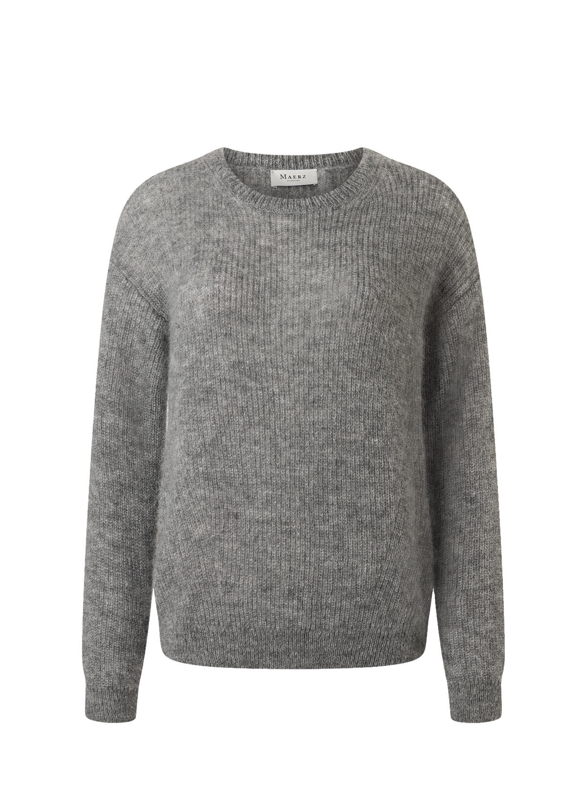 MAERZ Muenchen - Pullover Rundhals 1/1 Arm granite grey - Gr. - 36 von MAERZ Muenchen