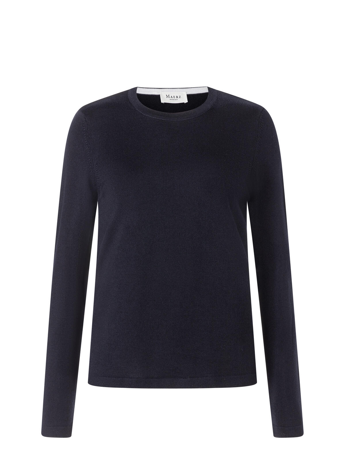 MAERZ Muenchen - Pullover Rundhals 1/1 Arm navy - Gr. - 40 von MAERZ Muenchen