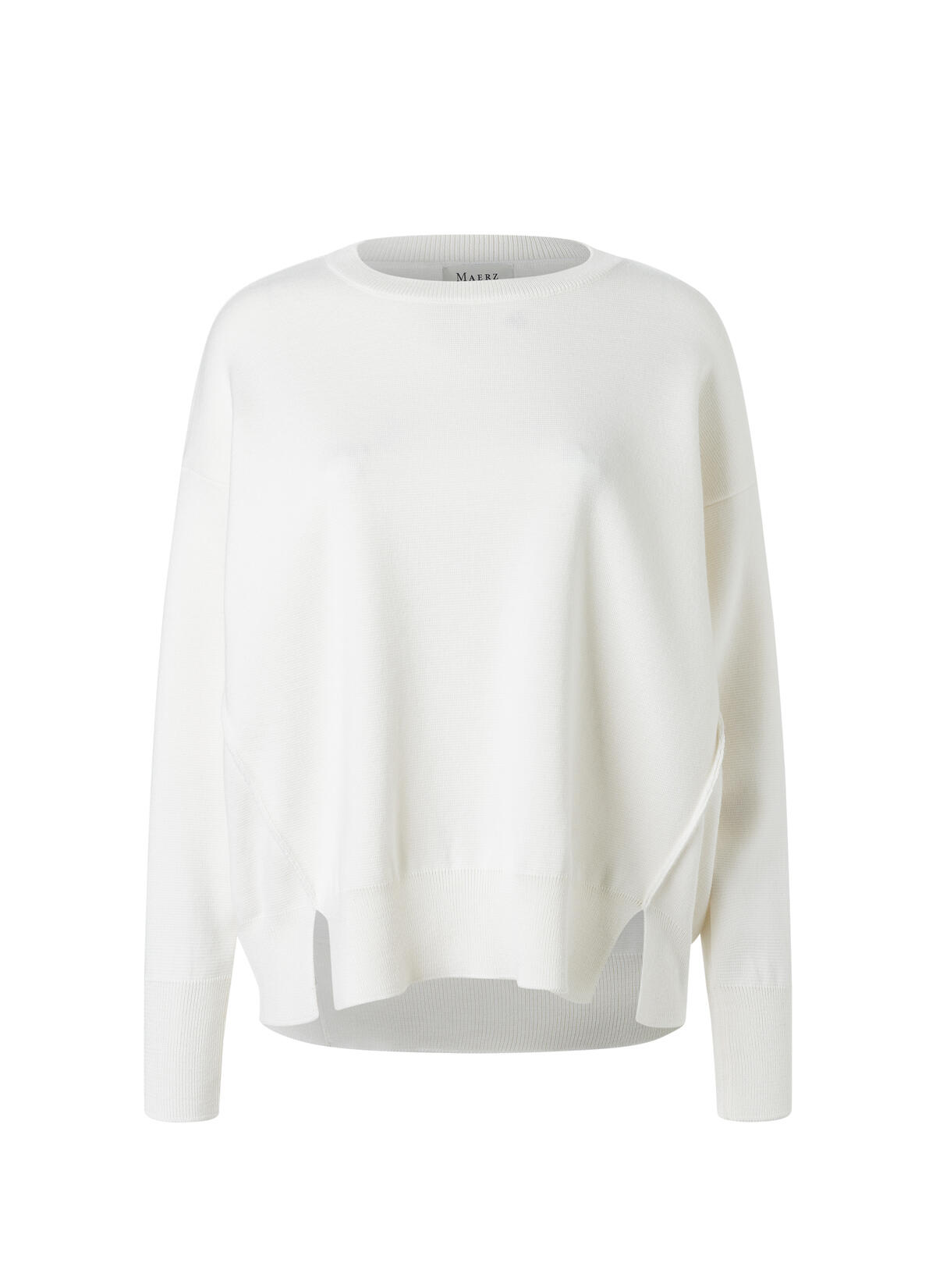 MAERZ Muenchen - Pullover Rundhals 1/1 Arm new white - Gr. - L von MAERZ Muenchen