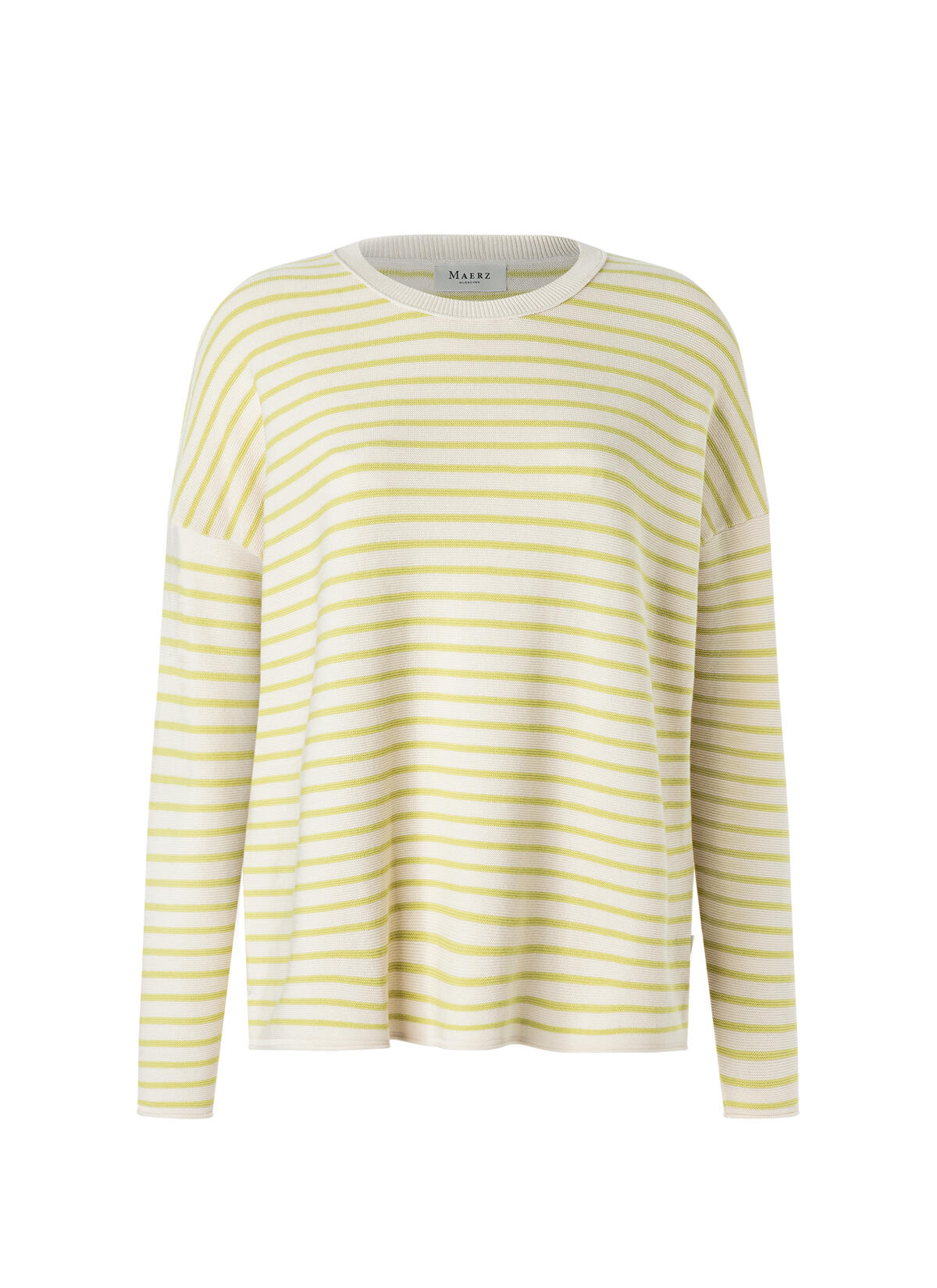 MAERZ Muenchen - Pullover Rundhals 1/1 Arm white chocolate - Gr. - 38 von MAERZ Muenchen