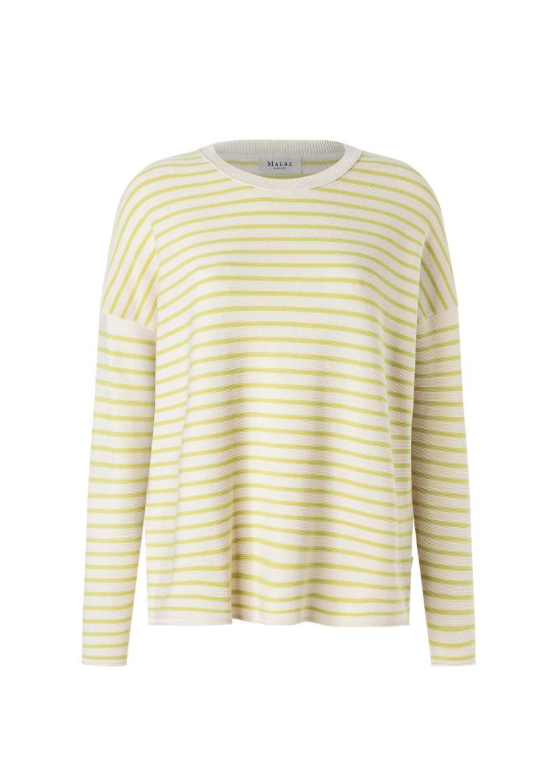 MAERZ Muenchen - Pullover Rundhals 1/1 Arm white chocolate - Gr. - 42 von MAERZ Muenchen