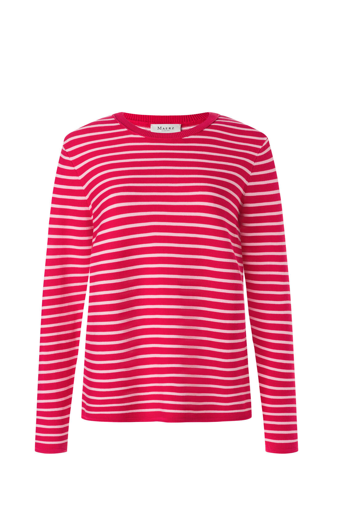 MAERZ Muenchen - Pullover Rundhals 1/1 Arm wild raspberry - Gr. - 42 von MAERZ Muenchen