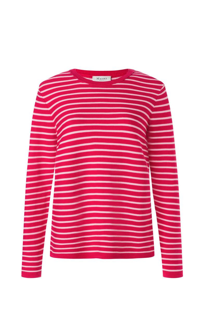 MAERZ Muenchen - Pullover Rundhals 1/1 Arm wild raspberry - Gr. - 42 von MAERZ Muenchen