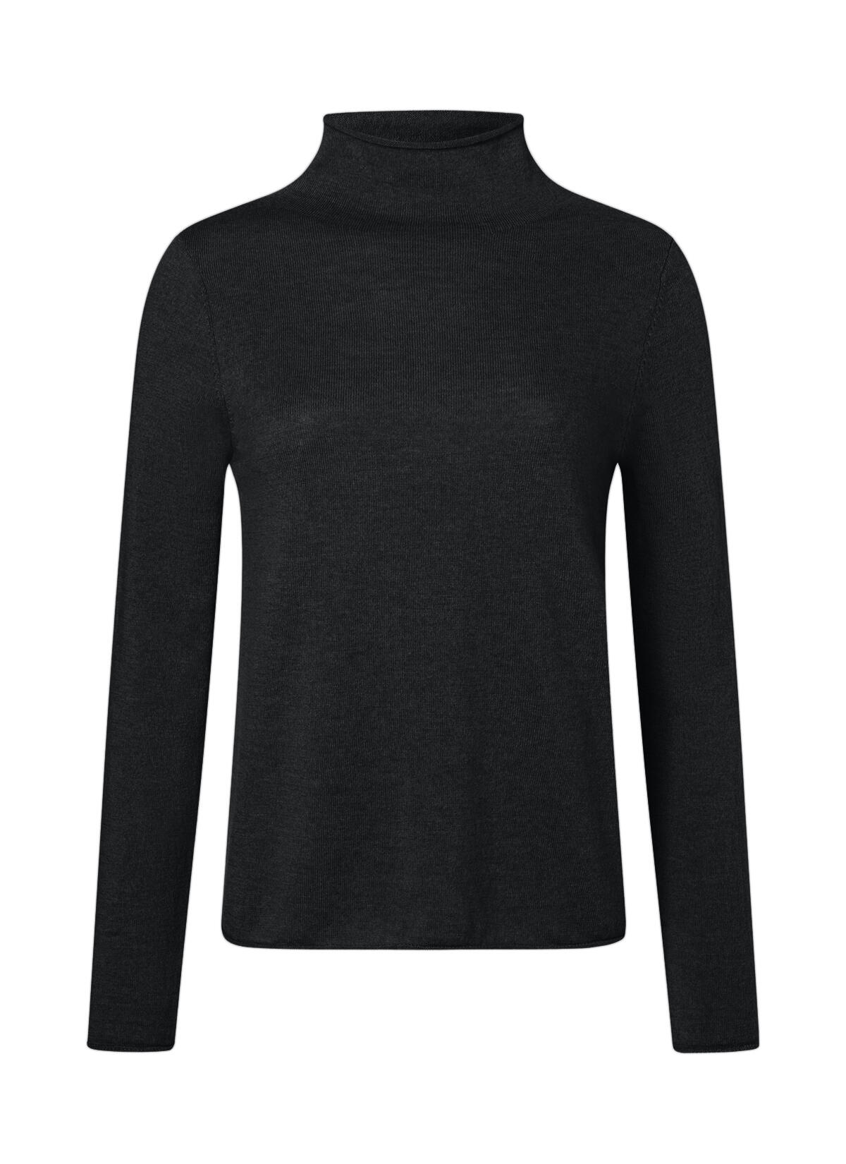 MAERZ Muenchen - Pullover Stehkragen 1/1 Arm black - Gr. - 44 von MAERZ Muenchen