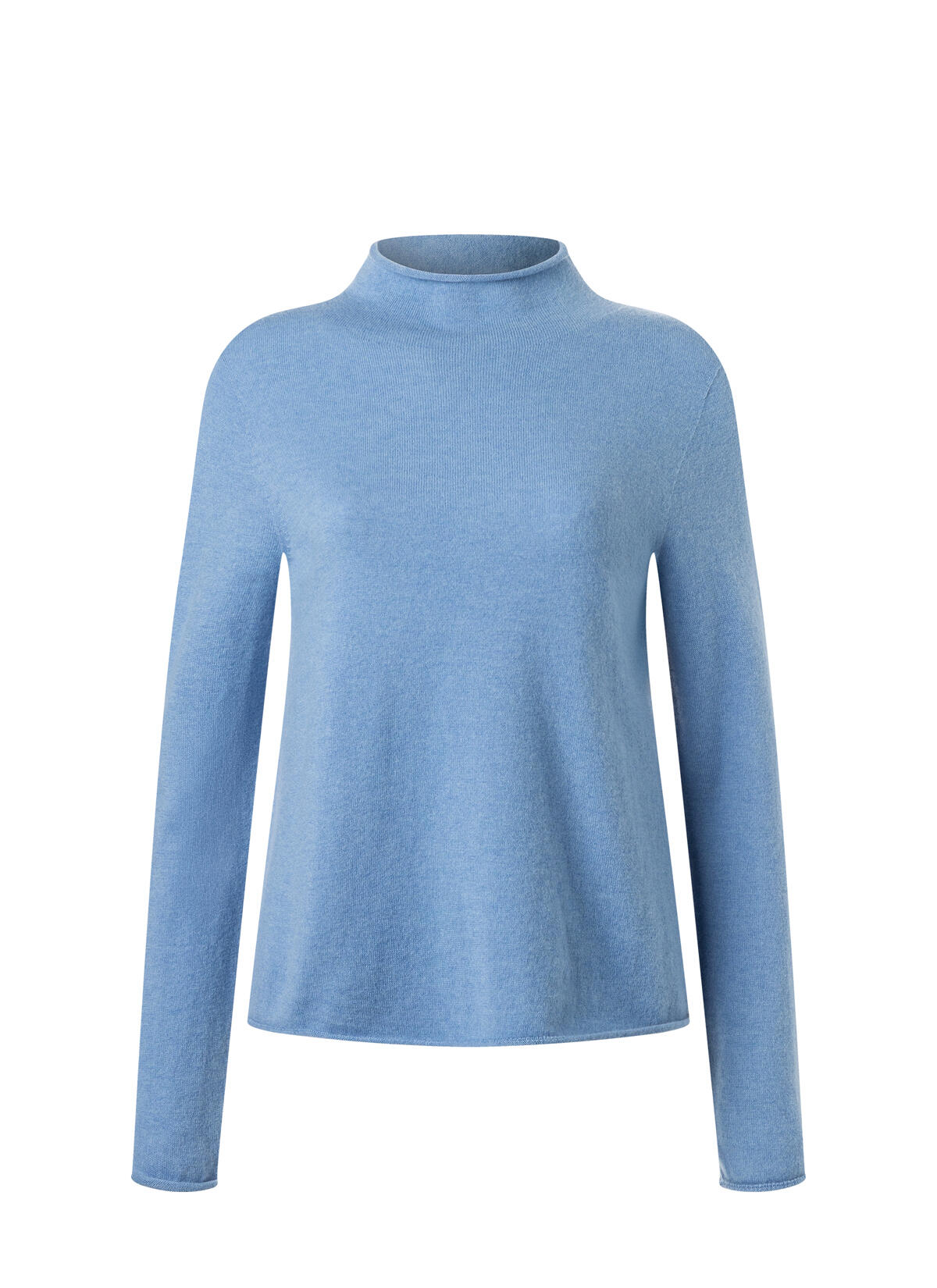 MAERZ Muenchen - Pullover Stehkragen 1/1 Arm blue topaz - Gr. - 42 von MAERZ Muenchen