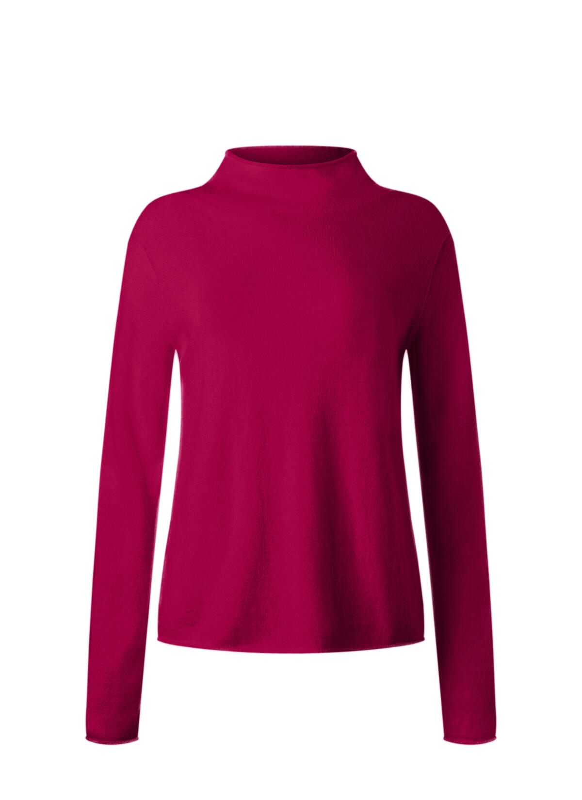 MAERZ Muenchen - Pullover Stehkragen 1/1 Arm bordeaux - Gr. - 38 von MAERZ Muenchen