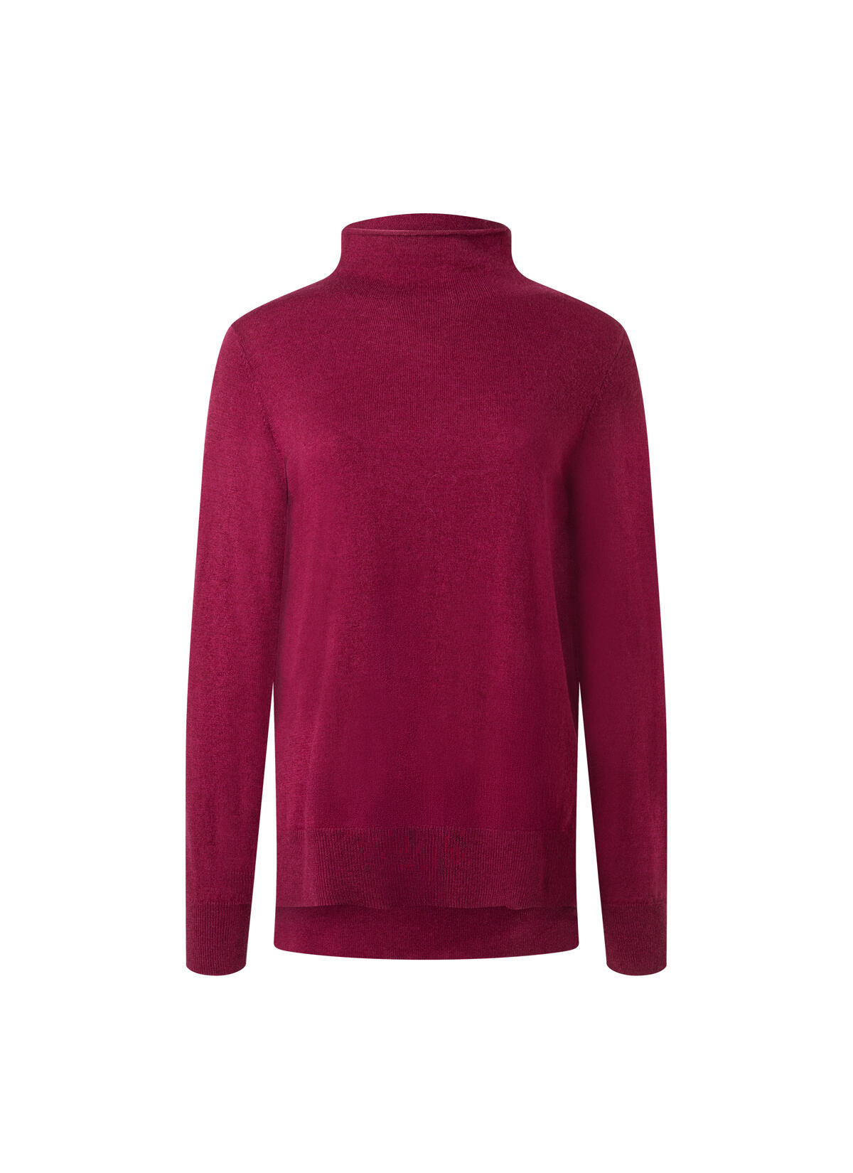 MAERZ Muenchen - Pullover Stehkragen 1/1 Arm bordeaux - Gr. - 44 von MAERZ Muenchen