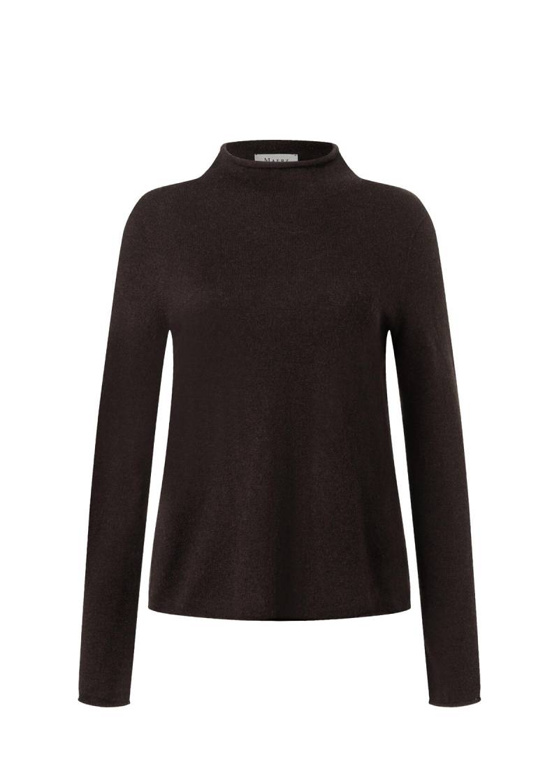 MAERZ Muenchen - Pullover Stehkragen 1/1 Arm dark espresso - Gr. - 40 von MAERZ Muenchen