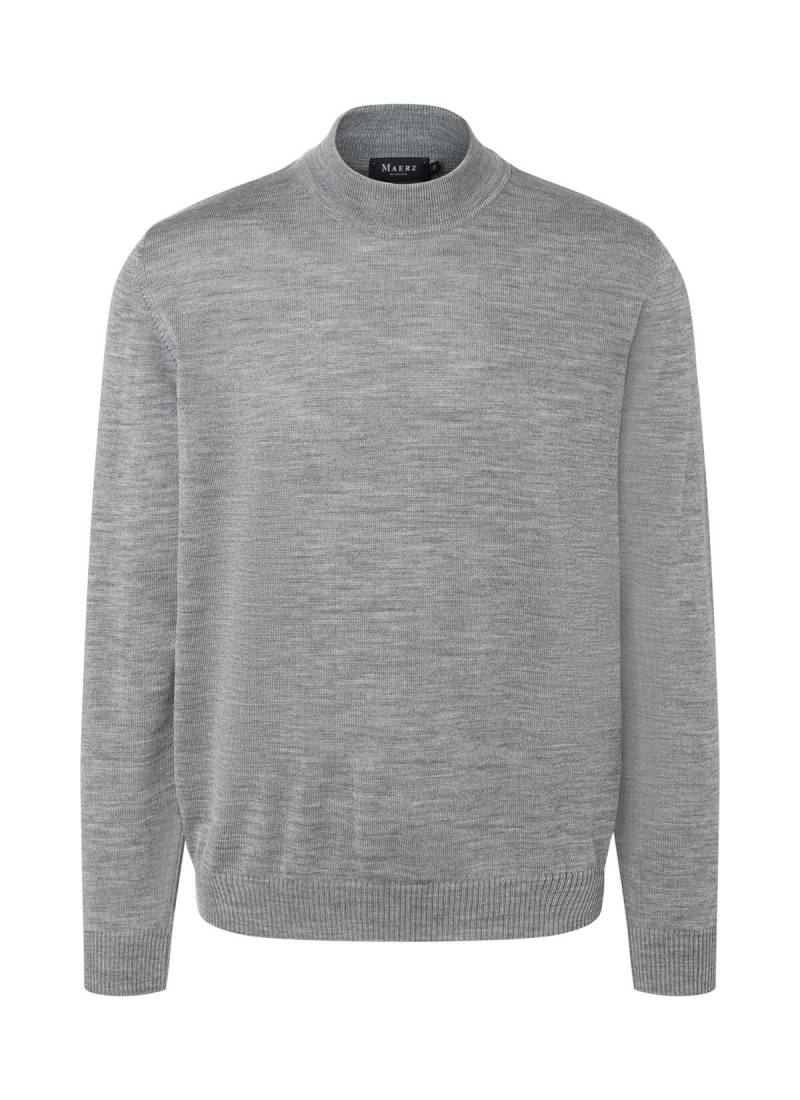 MAERZ Muenchen - Pullover Stehkragen 1/1 Arm mercury grey - Gr. - 56 von MAERZ Muenchen