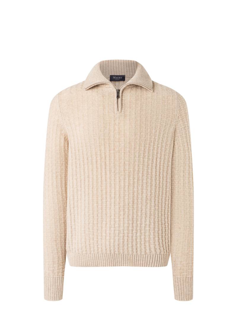 MAERZ Muenchen - Pullover Troyer 1/1 Arm granola - Gr. - 54 von MAERZ Muenchen