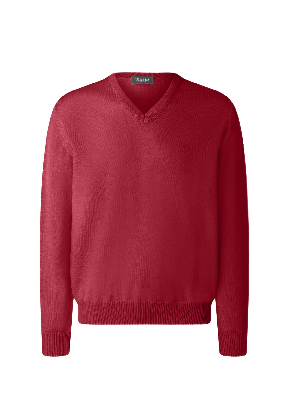 MAERZ Muenchen - Pullover V-Ausschnitt 1/1 Arm dried beetroot - Gr. - 48 von MAERZ Muenchen