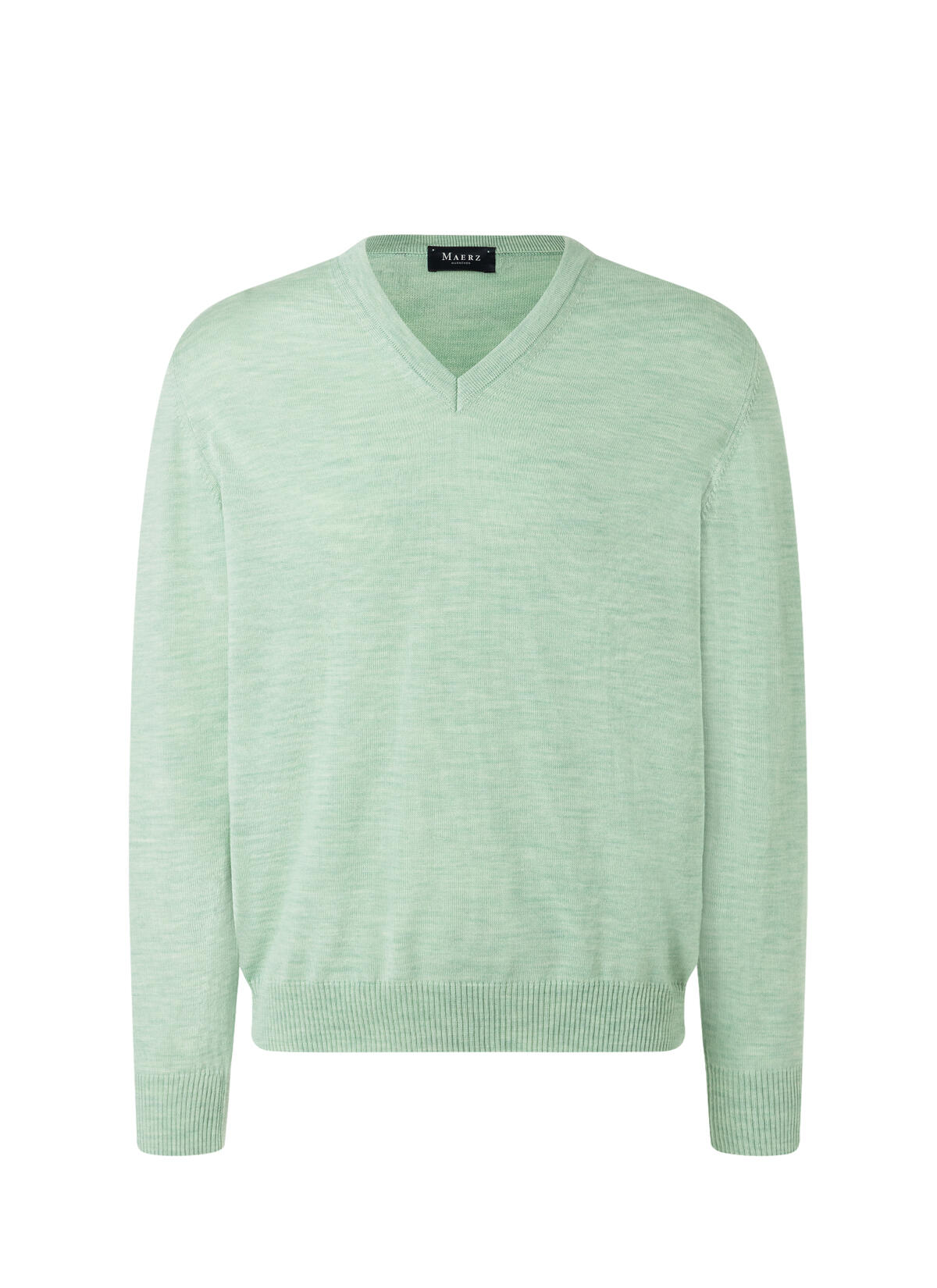 MAERZ Muenchen - Pullover V-Ausschnitt 1/1 Arm frosted mint - Gr. - 56 von MAERZ Muenchen