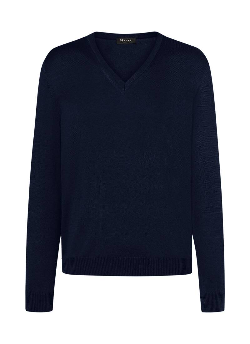 MAERZ Muenchen - Pullover V-Ausschnitt 1/1 Arm navy - Gr. - 52 von MAERZ Muenchen