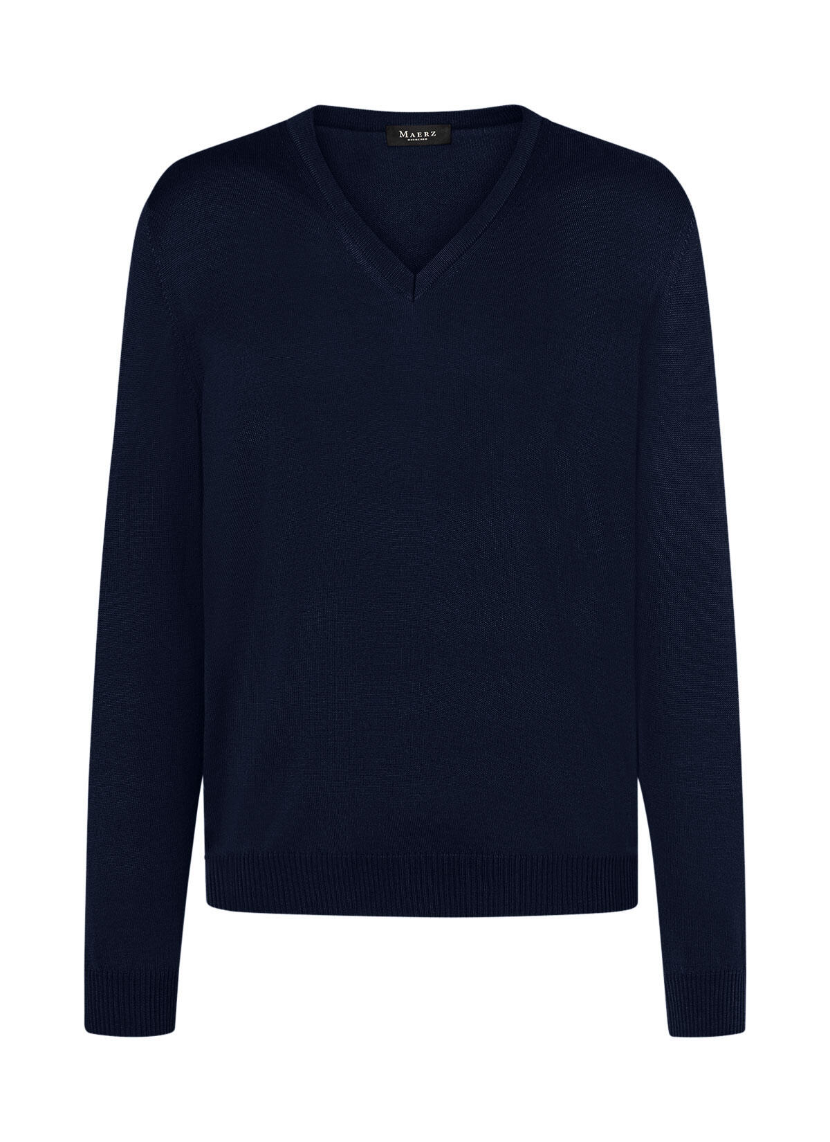 MAERZ Muenchen - Pullover V-Ausschnitt 1/1 Arm navy - Gr. - 58 von MAERZ Muenchen