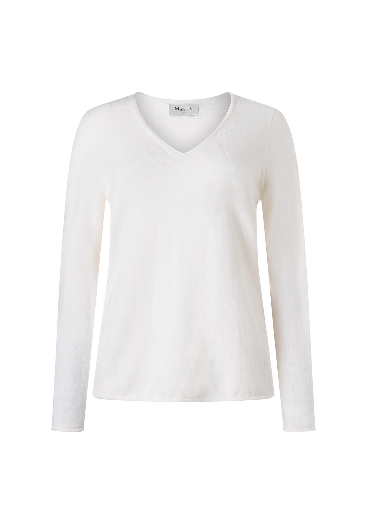 MAERZ Muenchen - Pullover V-Ausschnitt 1/1 Arm new white - Gr. - 44 von MAERZ Muenchen