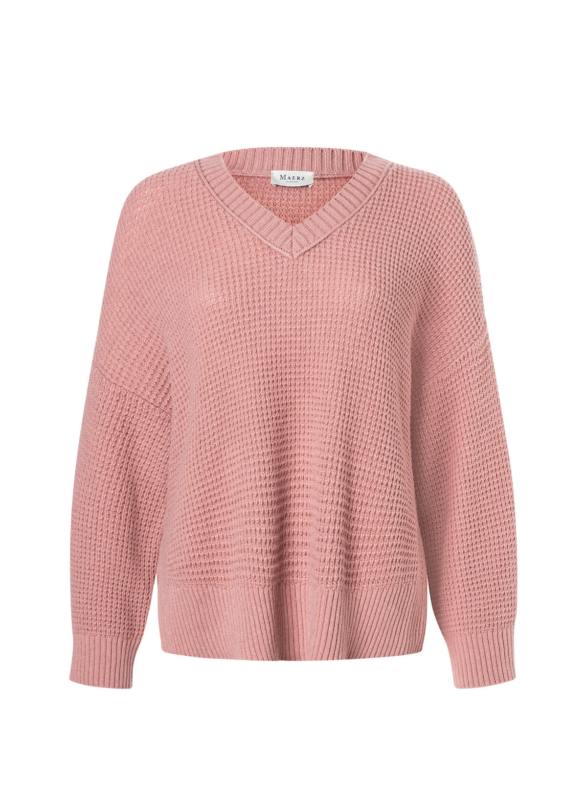 MAERZ Muenchen - Pullover V-Ausschnitt 1/1 Arm rosé - Gr. - 42 von MAERZ Muenchen