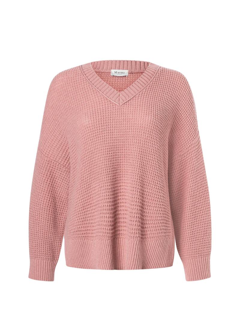 MAERZ Muenchen - Pullover V-Ausschnitt 1/1 Arm rosé - Gr. - 42 von MAERZ Muenchen
