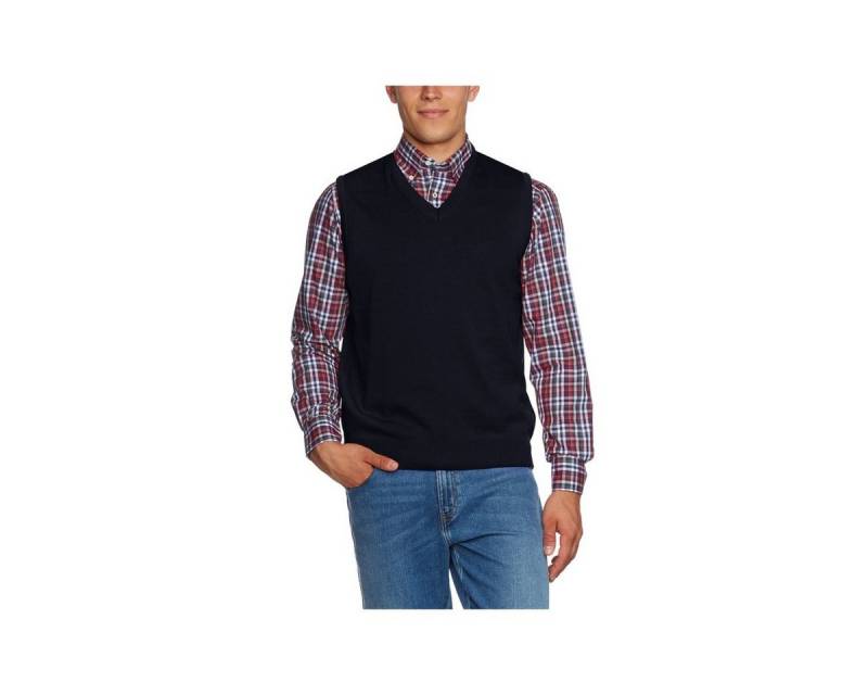 MAERZ Muenchen Pullunder Pullunder für Herren in blau (1-tlg) von MAERZ Muenchen