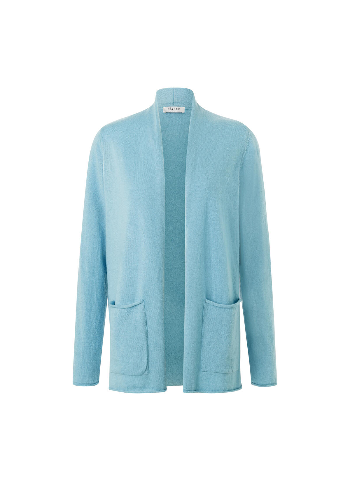 MAERZ Muenchen - Strick Cardigan 1/1 Arm celeste - Gr. - 40 von MAERZ Muenchen