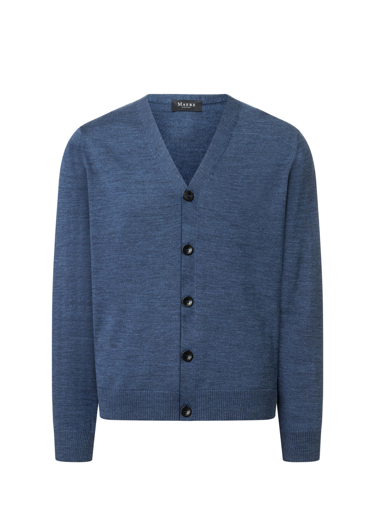 MAERZ Muenchen - Strick Cardigan 1/1 Arm deep sea - Gr. - 52 von MAERZ Muenchen