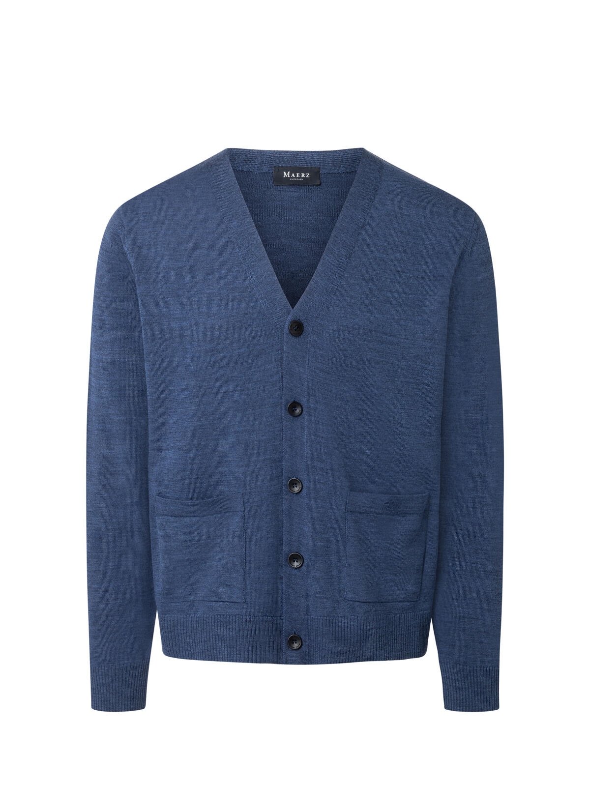 MAERZ Muenchen - Strick Cardigan 1/1 Arm deep sea - Gr. - 54 von MAERZ Muenchen