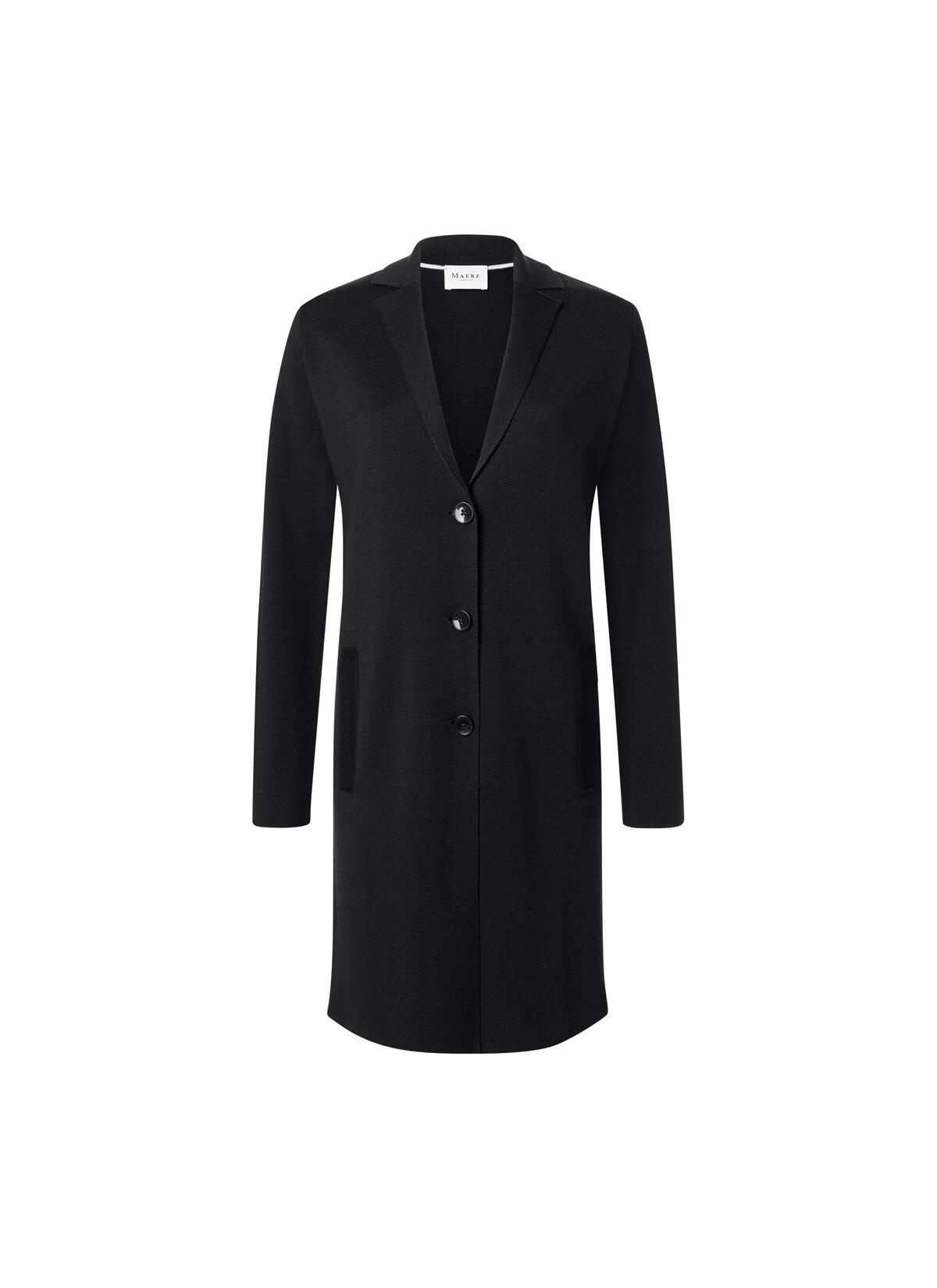 MAERZ Muenchen - Strick Mantel black - Gr. - 38 von MAERZ Muenchen