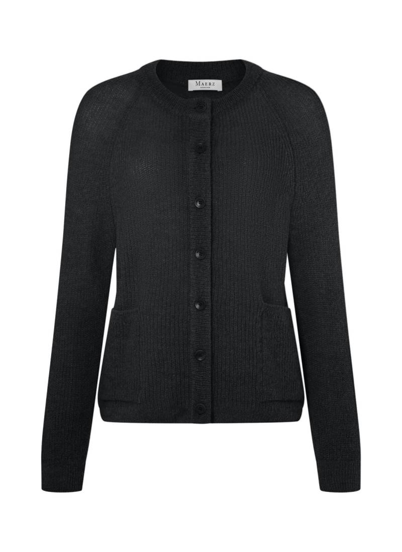 MAERZ Muenchen - Strickjacke 1/1 Arm black - Gr. - 38 von MAERZ Muenchen