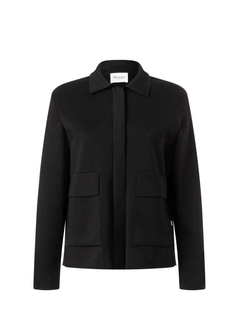 MAERZ Muenchen - Strickjacke Knopf 1/1 Arm black - Gr. - 36 von MAERZ Muenchen