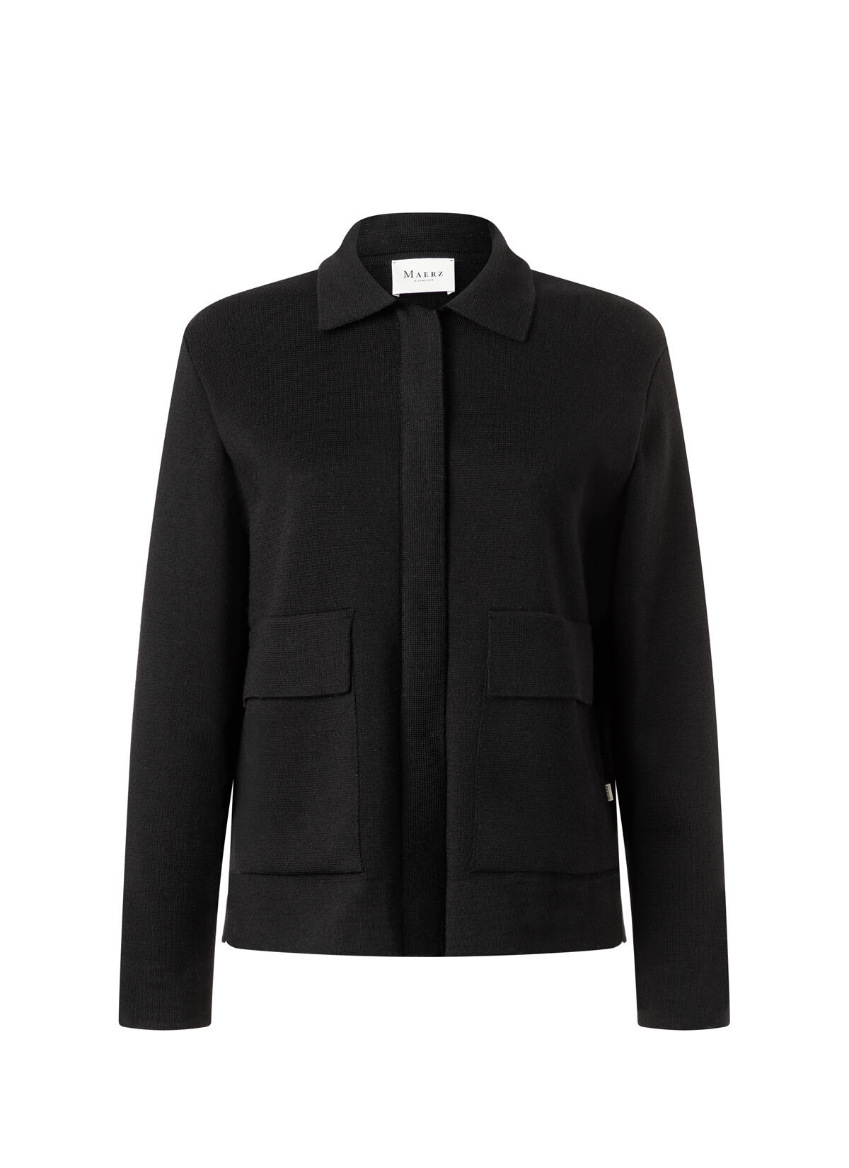 MAERZ Muenchen - Strickjacke Knopf 1/1 Arm black - Gr. - 40 von MAERZ Muenchen