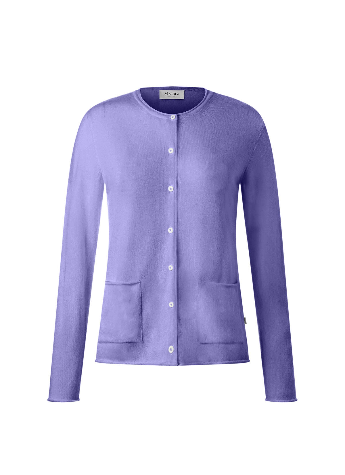 MAERZ Muenchen - Strickjacke Knopf 1/1 Arm frosted lavender - Gr. - 36 von MAERZ Muenchen