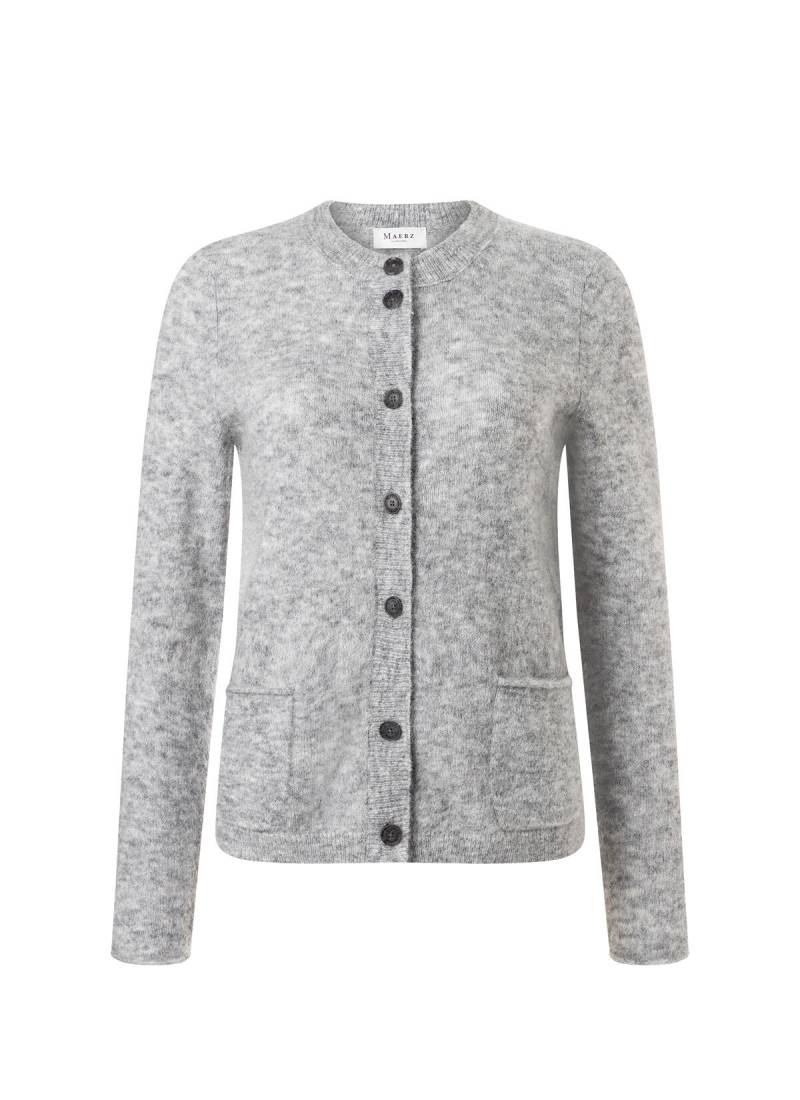 MAERZ Muenchen - Strickjacke Knopf 1/1 Arm granite grey - Gr. - 36 von MAERZ Muenchen