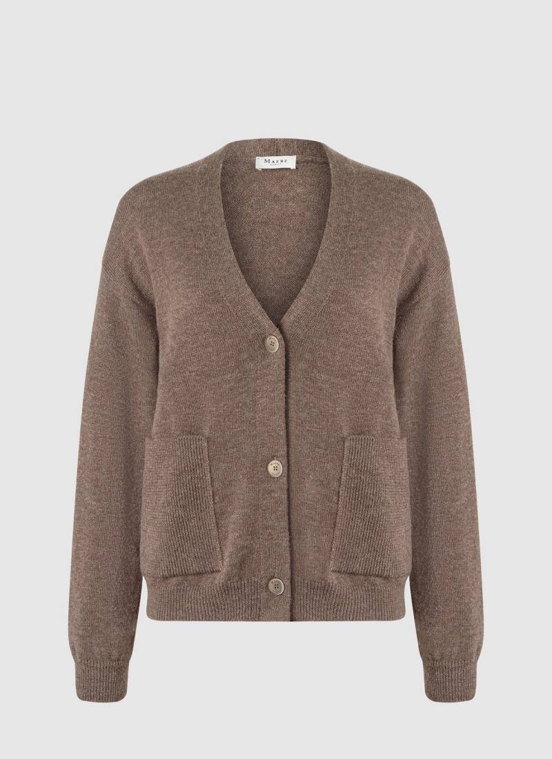 MAERZ Muenchen - Strickjacke Knopf 1/1 Arm hardwood - Gr. - 46 von MAERZ Muenchen