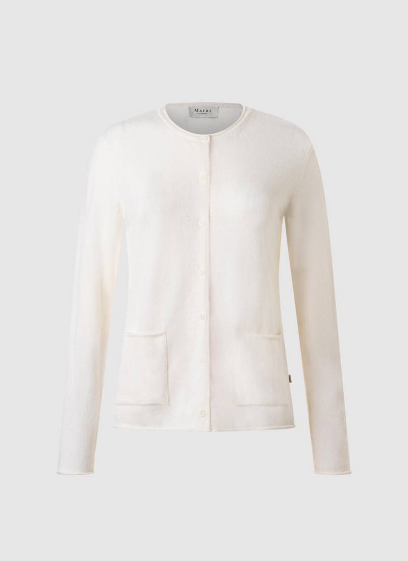 MAERZ Muenchen - Strickjacke Knopf 1/1 Arm new white - Gr. - 40 von MAERZ Muenchen