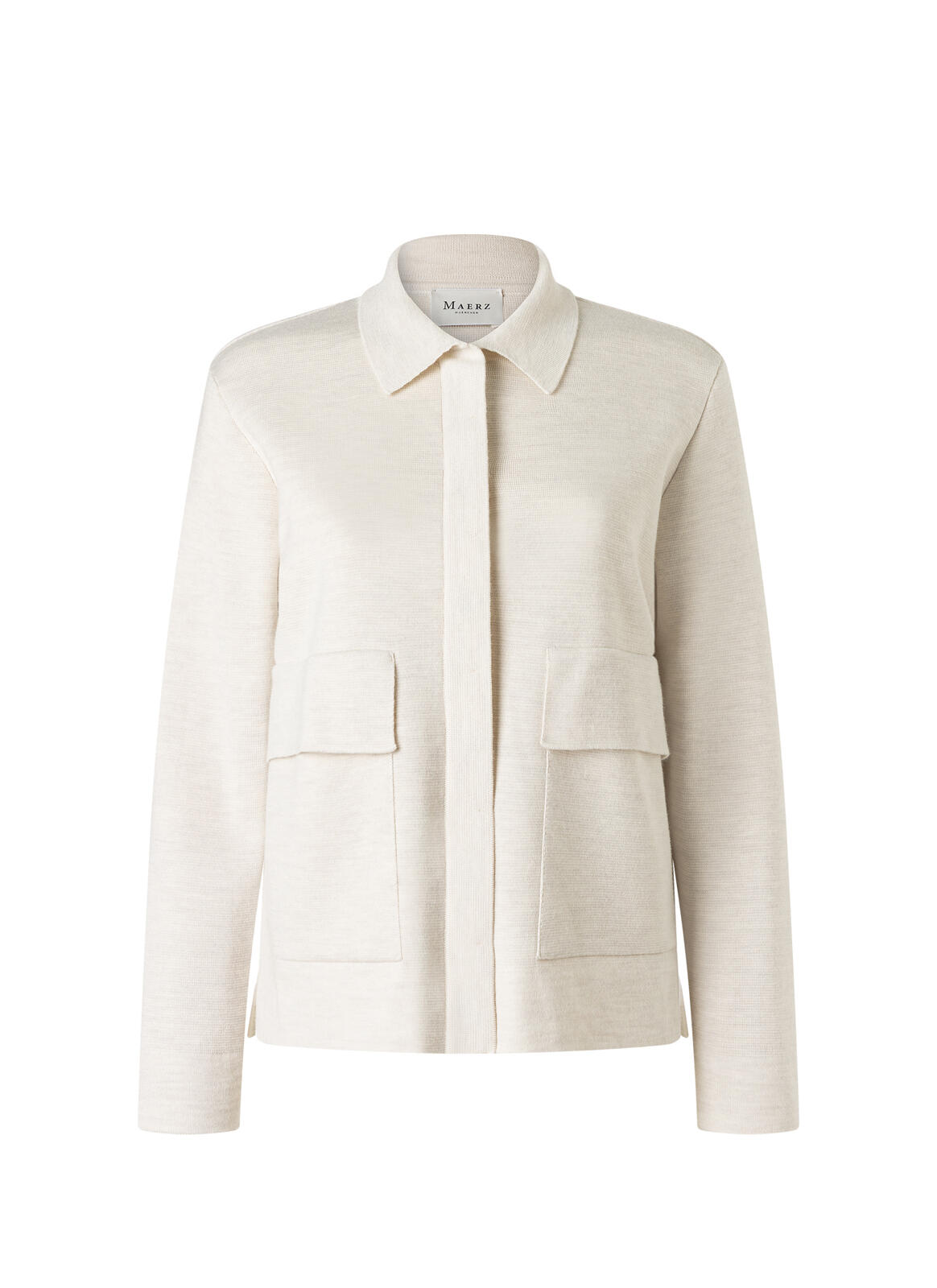 MAERZ Muenchen - Strickjacke Knopf 1/1 Arm off white - Gr. - 40 von MAERZ Muenchen